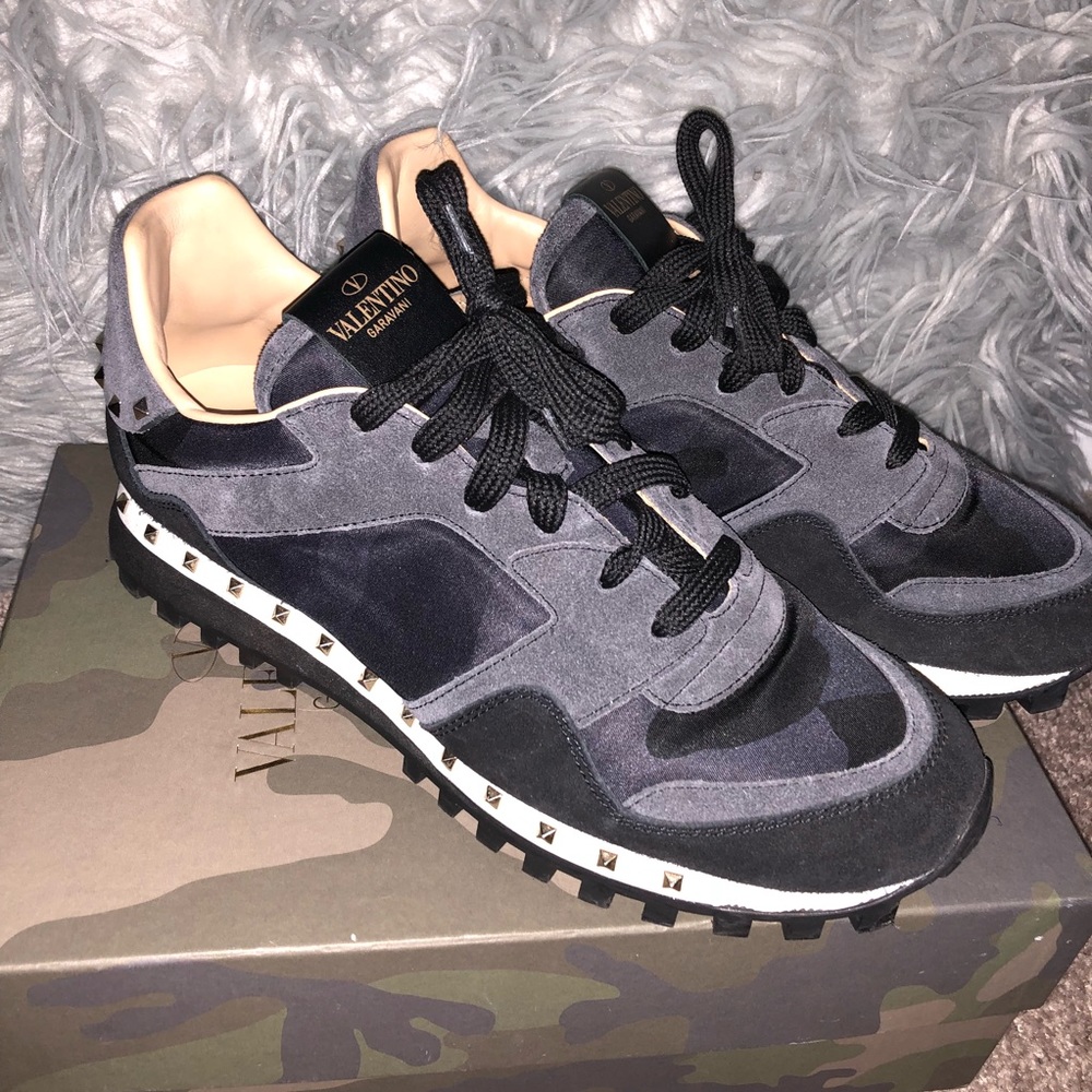 Balenciaga rock-stud camo sneaker!